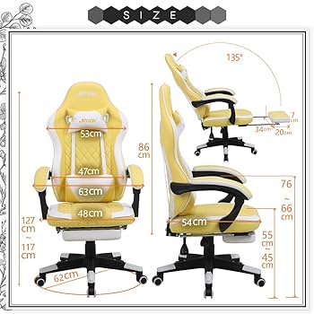 Amazon.co.jp: JKOOK ゲーミングチェア オットマン付き 多機能